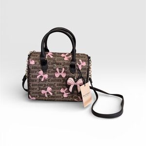 Juicy Couture Crossbody Bag with Pink Accents